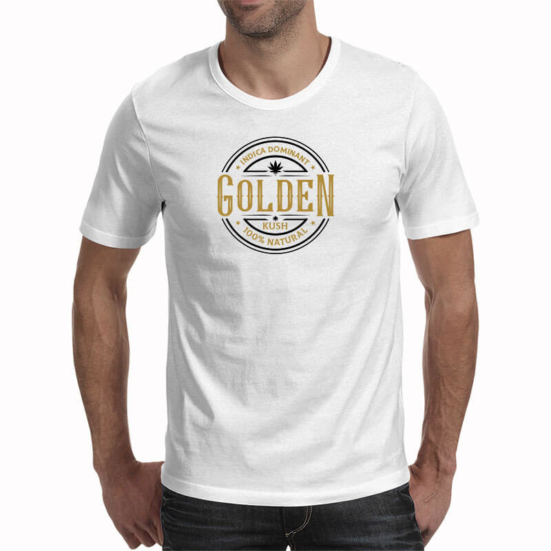 Golden-Kush Cannabis T-shirt