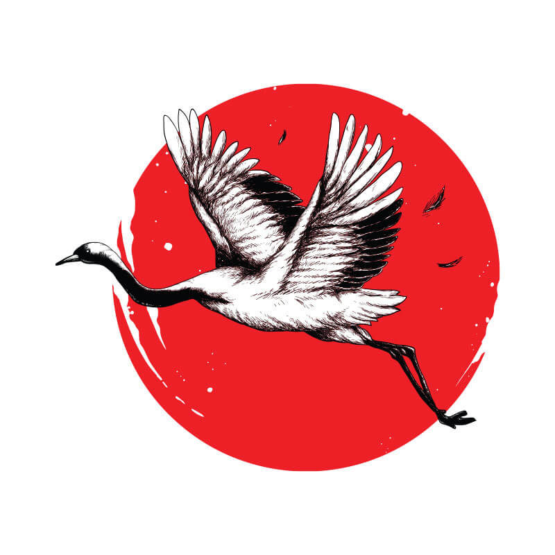 Japanese Crane T-shirt