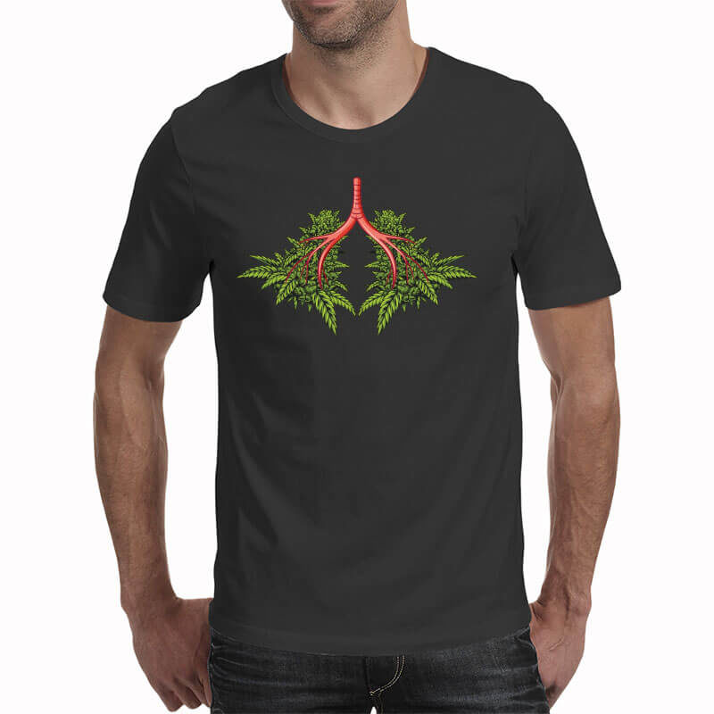 Cannabis Lungs T-shirts