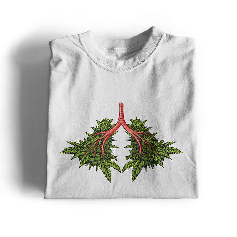 Cannabis Lungs T-shirts