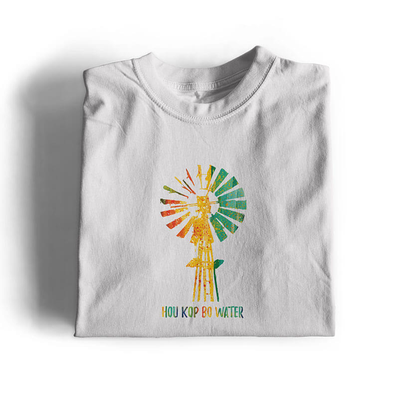 Hou Kop Bo water Afrikaans T-shirts